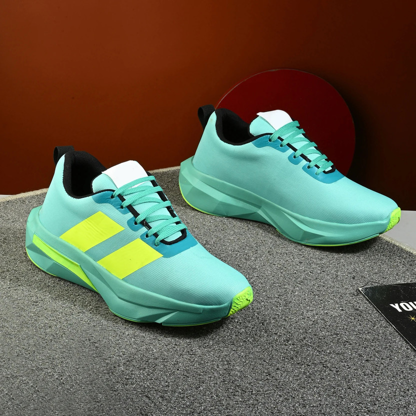 TRM TRM casual sports runining shoes for men and boys new stylish shoes Sneakers For Men(Green , 6)