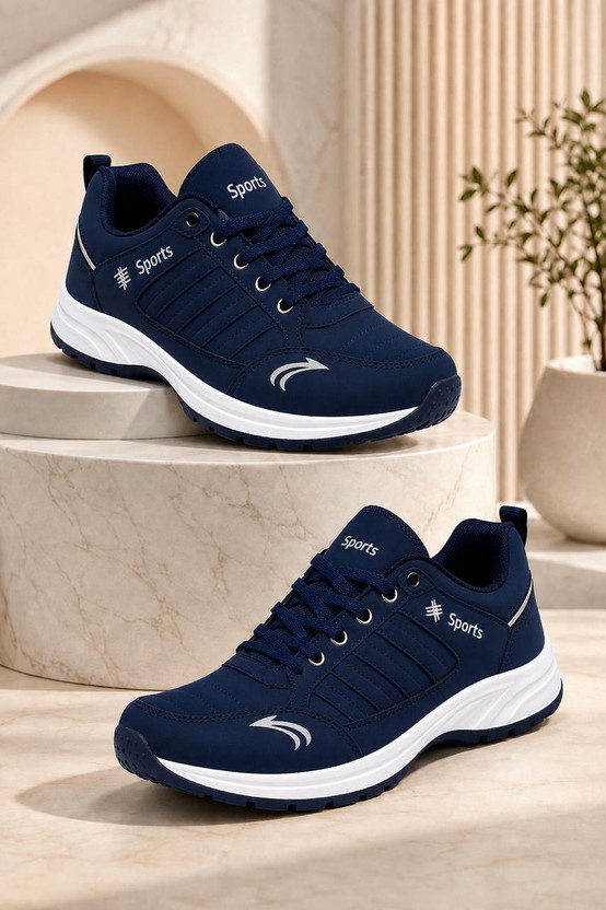 Glitchez Blue Walking Outdoor Running Sports Shoes For Men Outdoors For Men(Blue , 6)