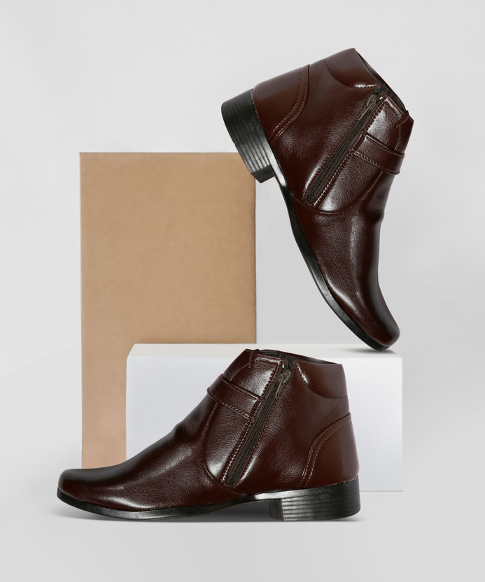 Leather Zip Boot/Shoes Boots For Men 