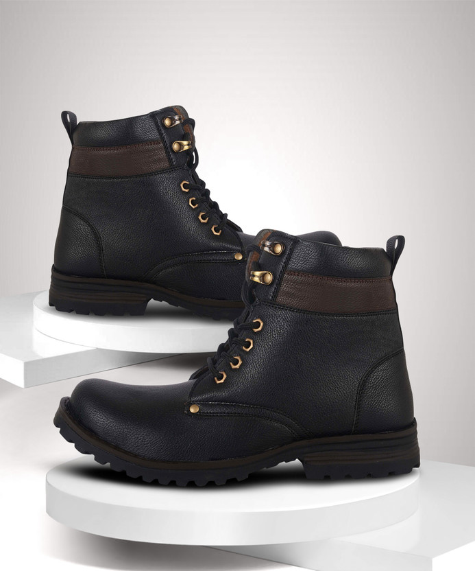 Bosleng Men Women Winter Shoes Casual Outdoor Warm Lace Up Shoes with Non Slip Sole XZ880-camel-EU38