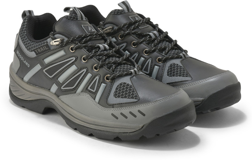 WOODLAND Outdoor Trekking Lightweight Breathable Durable Hiking & Trekking Shoes For Men(Black , 10)