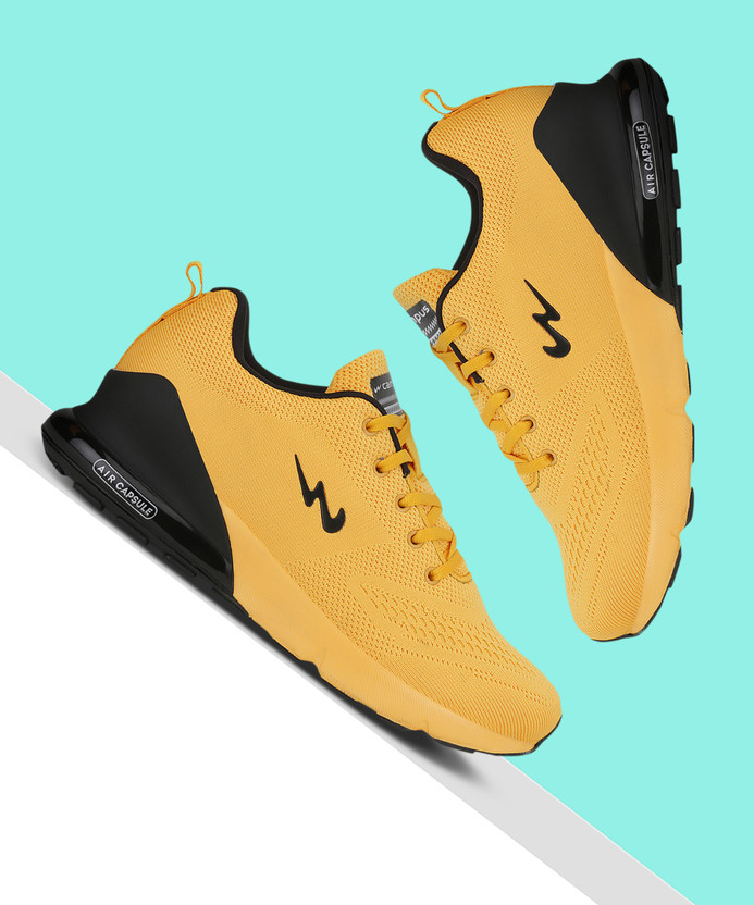 Campus north plus yellow running shoes clearance