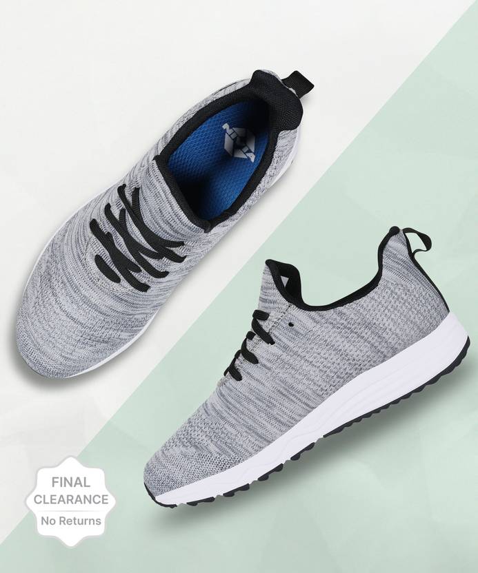 [Sizes 6, 7] NIVIA Impulse Running Shoes For Men  (Grey)
