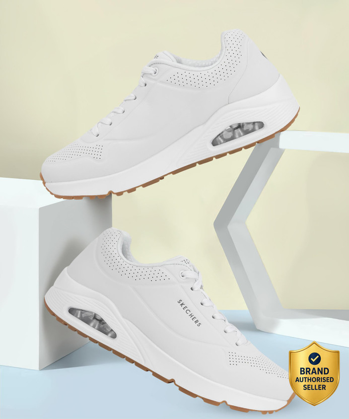 Skechers Uno - Stand On Air Casuals For Men(White , 8)