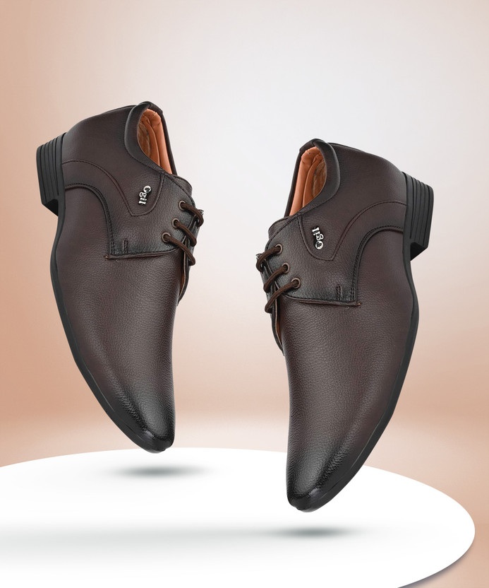 Ogil Gold Decent Formal Shoes Lace Up 