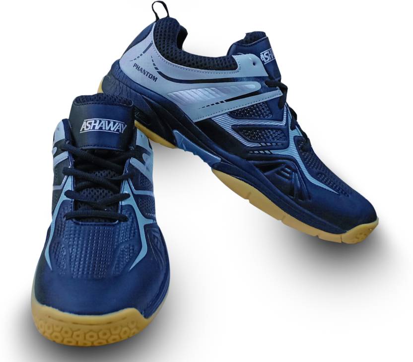 ASHAWAY PHANTOM SHOE BLUE UK-11 Badminton Shoes For Men - Buy ASHAWAY ...