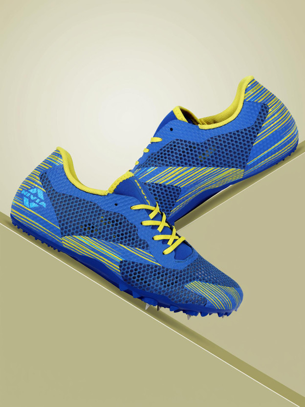 NIVIA Track and field-100 Running Shoes For Men(Blue , 9)