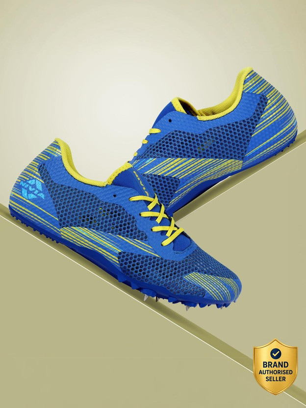 NIVIA Track and field-100 Running Shoes For Men(Blue , 7)