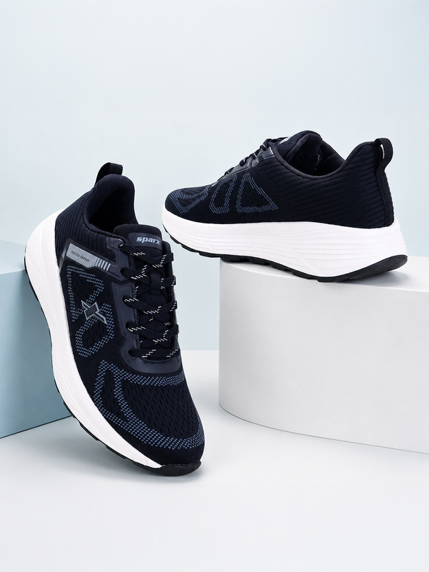Sparx Sparx SM 9111 | Stylish, Comfortable | Lace Up For Men(Grey, Blue , 8) - Flipkart Deal
