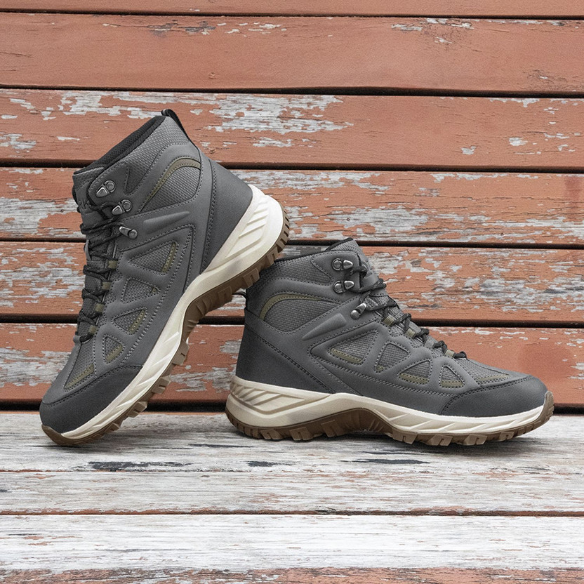 RED TAPE Ozark High-Top Outdoor Hiking & Trekking Shoes For Men(Grey , 8)