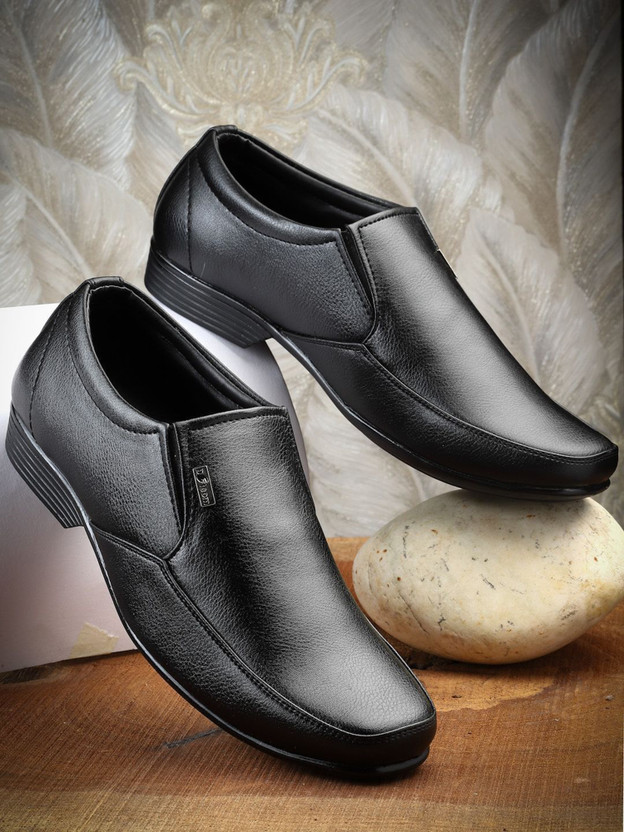 action DOTCOM OFFICE-32 Trendy Comfortable Durable comfortable Formal Slip-On Monk Strap For Men(Black , 9)