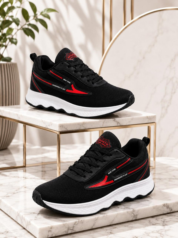 DUCKINS DUCKINS Men Walking Outdoor Gym & Training Sports Shoes | Lightweight Running Shoes Outdoors For Men(Black , 6) - Flipkart Deal