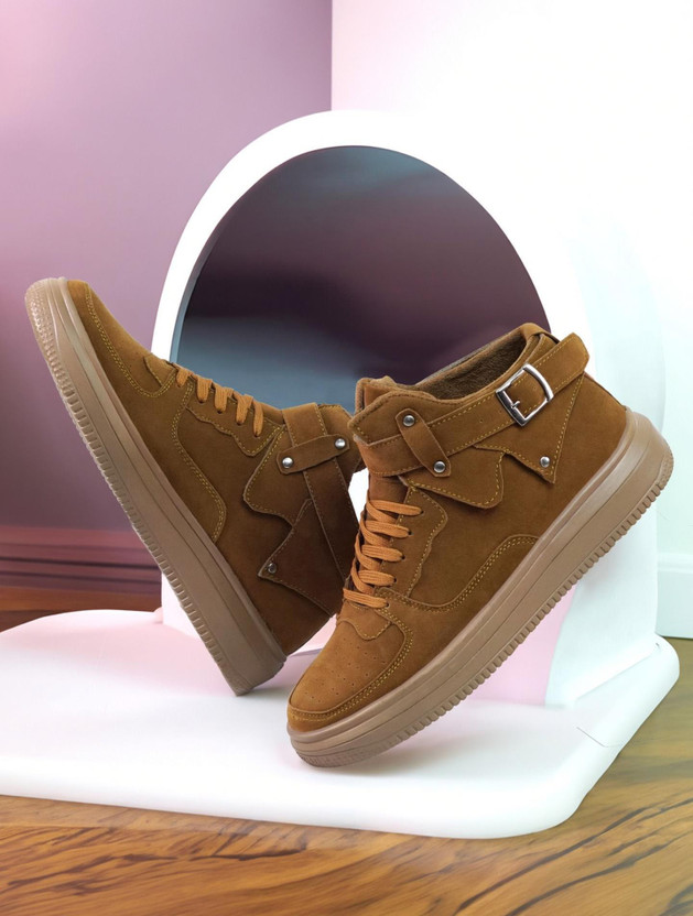 LOFGREEN LOFGREEN A702 High Tops For Men(Brown , 6) - Flipkart Deal