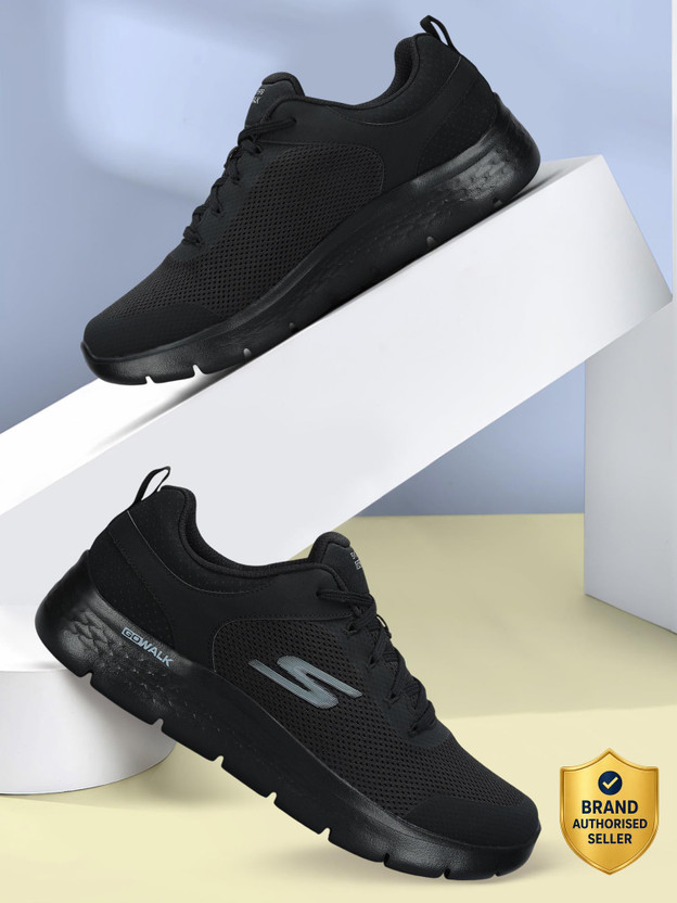 Skechers GO WALK FLEX Sneakers For Men(Black , 6)
