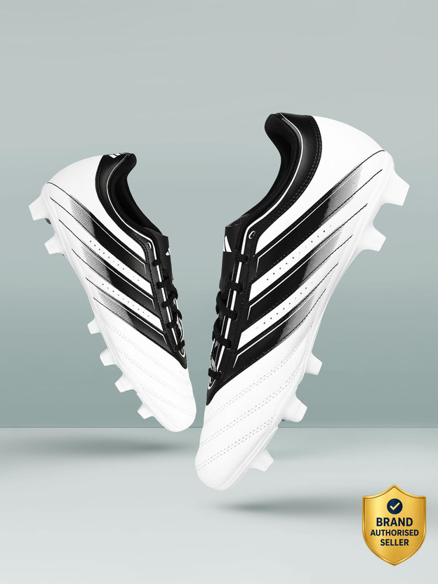 ADIDAS FOUNDATION FG/MG Football Shoes For Unisex(White , 9)