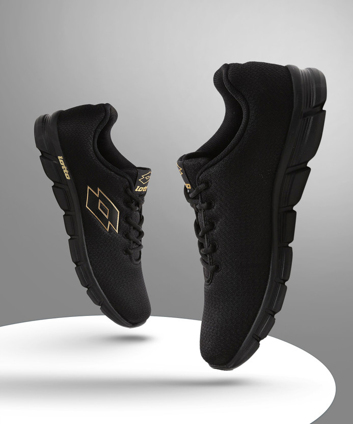 LOTTO VERTIGO BLK Running Shoes For Men