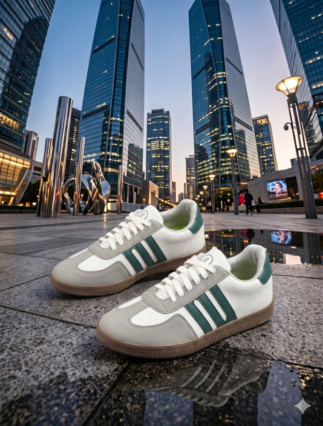 Jumpink Jumpink New|Stylish|Comfort|Summer|Trendy|Walking|Outdoor|Daily Use Sports Shoes Sneakers For Unisex(White, Grey, Green , 8) - Flipkart Deal