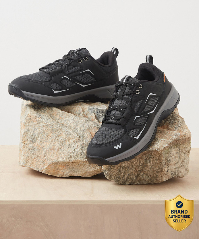 Wildcraft Terra Lite LA Low Ankle Outdoor Shoes For Men(Black , 9)