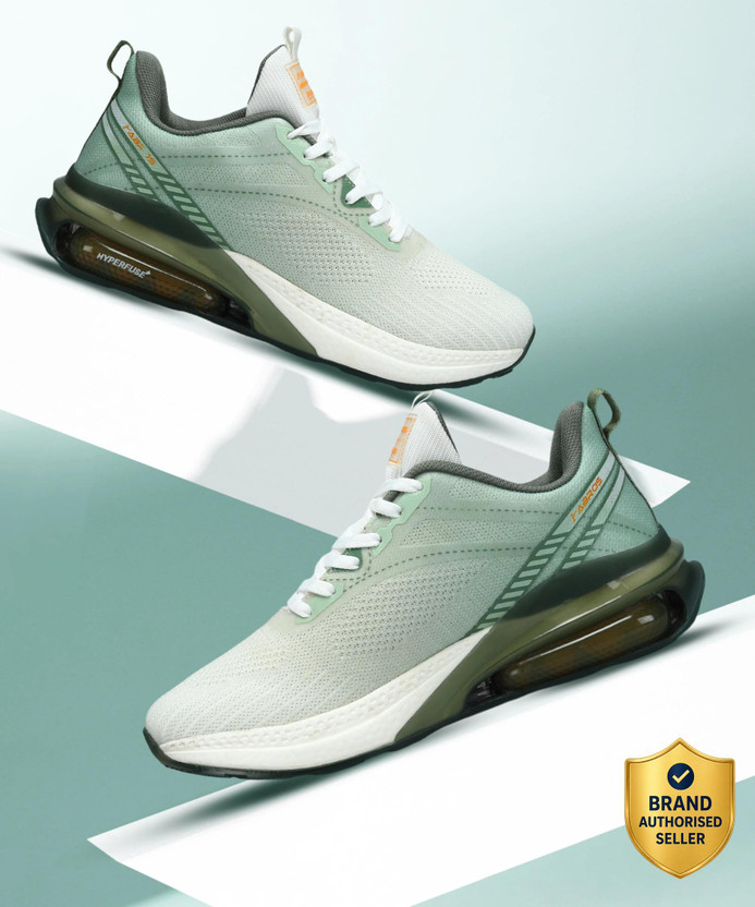 Abros Abros QUID-PRO Running Shoes For Men(Green , 10) - Flipkart Deal