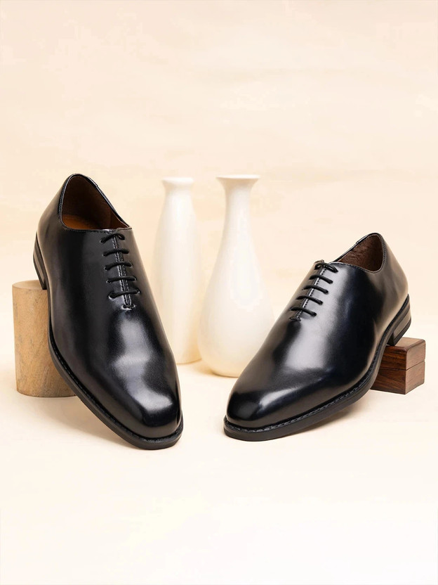 LOUIS STITCH Mens Black Formal Derby Lace Up Shoes (SXWC) - 10 UK Derby For Men(Black , 10)