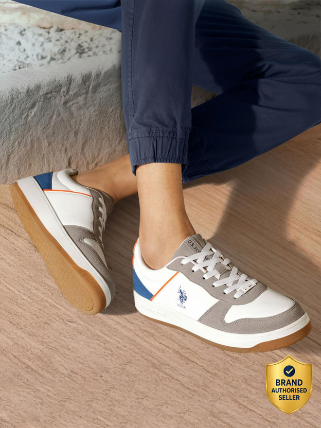 U.S. U.S. POLO ASSN. JOAN Sneakers For Men(Off White , 8) - Flipkart Deal