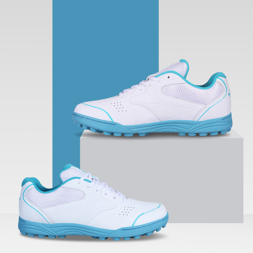 indi Crick 200 Cricket Shoes For Men(Blue , 10)