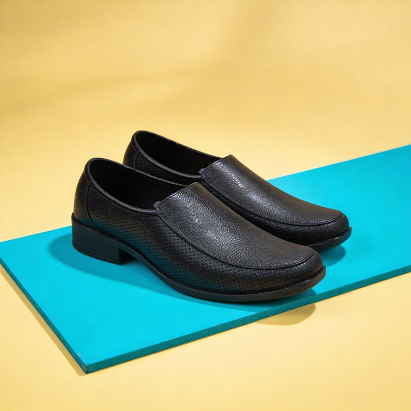 AJANTA Slip-on Casual Shoes, Waterproof & Lightweight Loafer for Formals Slip On For Men(Black , 8)