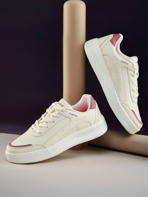 CAMPUS OGL-4 | Casual, Walking, Daily Wear Sneakers for Women | Lightweight Comfortable Sneakers For Women(Off White , 4)