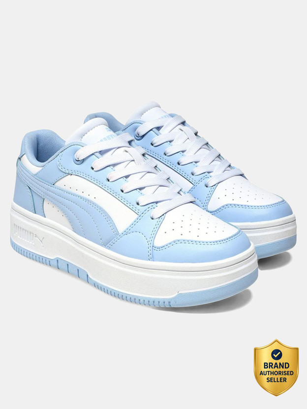 PUMA Rebound Femme Low Casual Shoes For Women(White , 6)