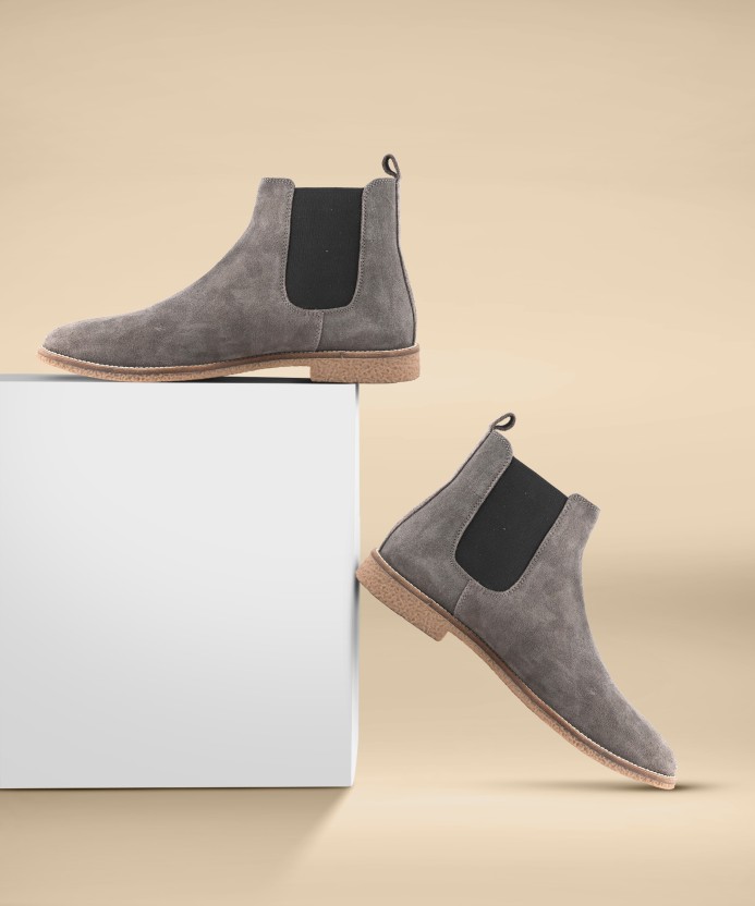 camel block heel boots