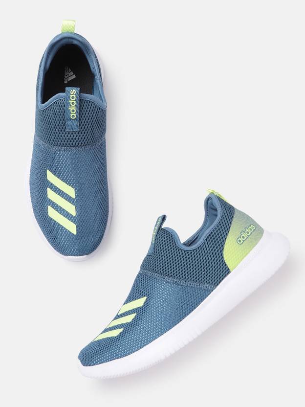 ADIDAS Men Blue Woven Design Caleron M Walking Shoes Slip On Sneakers