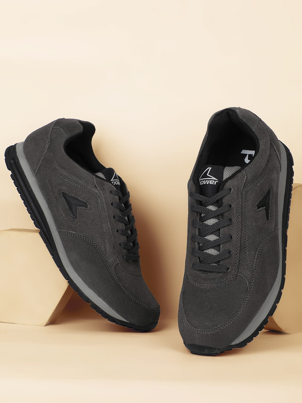 POWER POWER Power Men's Oxford Sports Shoes - Stylish, Comfortable & Durable Sneakers Corporate Casuals For Men(Grey , 8) - Flipkart Deal