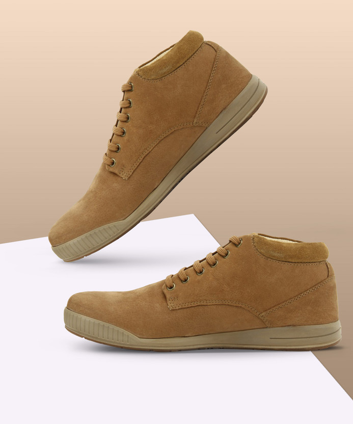 WOODLAND Outdoor Durable Comfortable Everyday High Ankle Boots For Men(Brown , 10 UK/India)