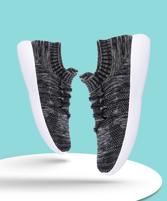 [Sizes ] Kraasa New Arrival Running Shoes For Men  (Black)