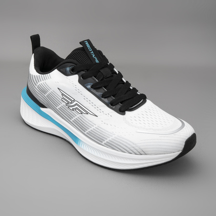 RED TAPE Low Cut Sports Shoes for Men in White Blue | Sports Shoes Walking Shoes For Men(White, Blue , 10)