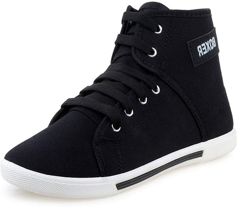 Black Boxer Shoes Walking Casual Sport