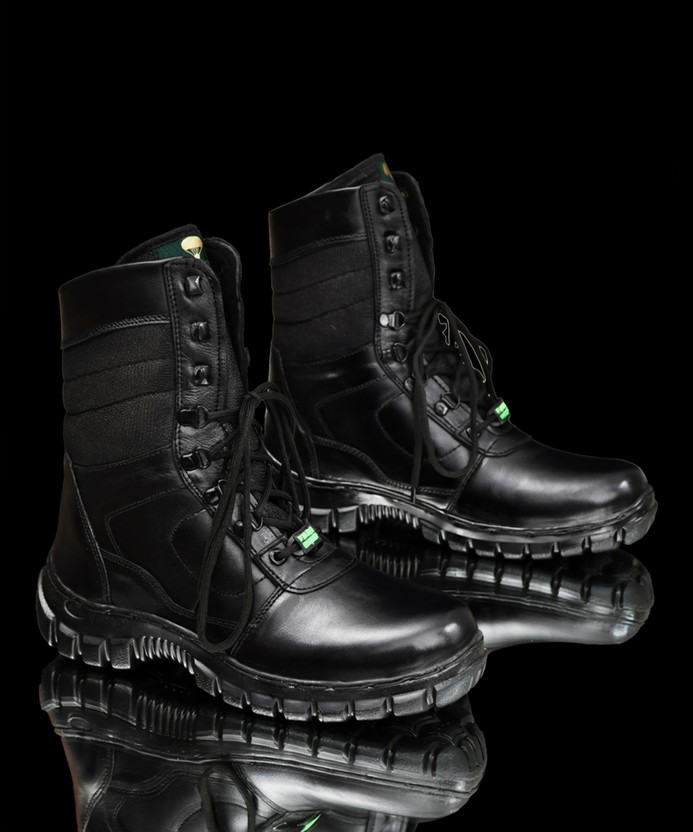 Red Red Eleven Army Boots For Men (Black) Boots For Men(Black , 10) - Flipkart Deal