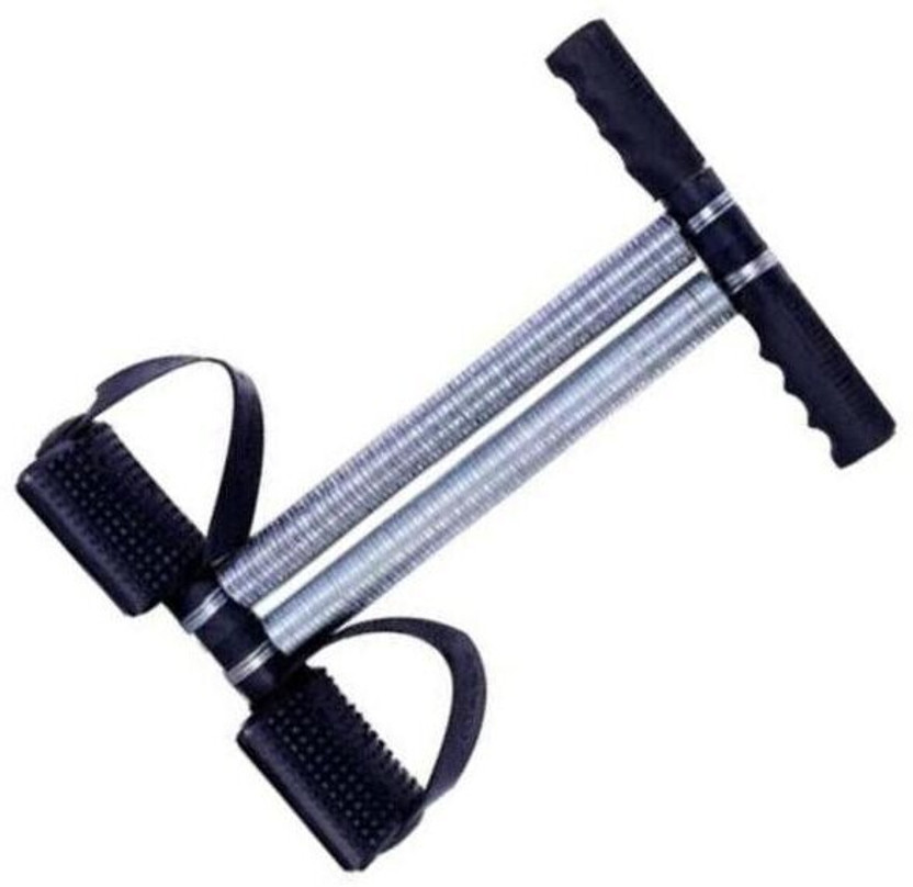 VATSMART Tummy Trimmer Health Care Resistance Double Spring Ab Exerciser(Black)