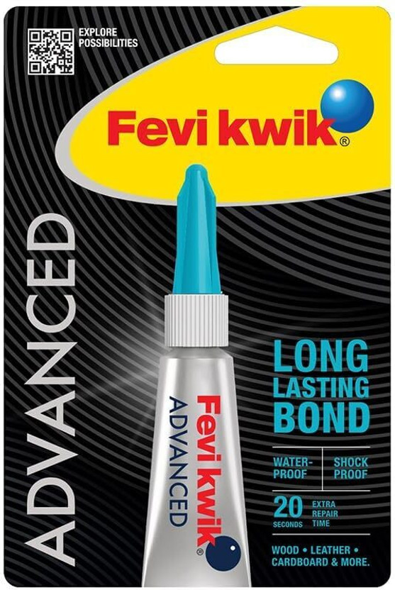 FEVIKWIK Advanced 3 GM | Instant glue for repair | Water-proof glue| Shock proof Adhesive(3 g)