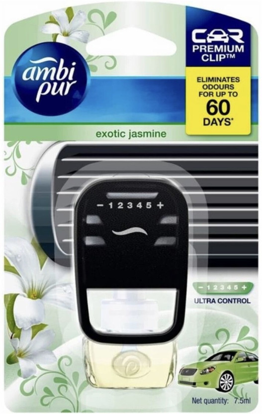 Ambipur Exotic Jasmine Air Freshener Car Freshener Spray Starter Kit(7.5 g)