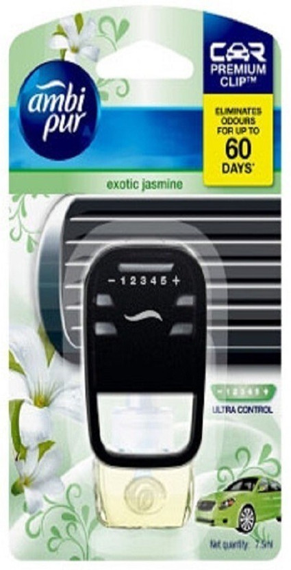 Ambipur exotic jasmine Car Air Freshener Starter Kit (7.5 ml) Car Freshener Spray exotic jasmine Car Air Freshener Starter Kit (7.5 ml)(7.5 g)