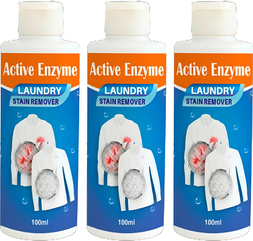 VISHAL ENTERPRISE Laundry Stain Remover for Clothes, Sofas, Removes Tough Stains, Pack of 3 Stain Remover(100 ml)