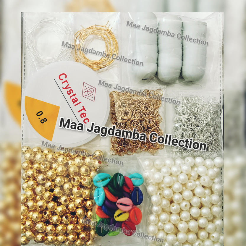 Maa Jagdamba Collection 100+ Piece Jewelry Making Supplies Kit.