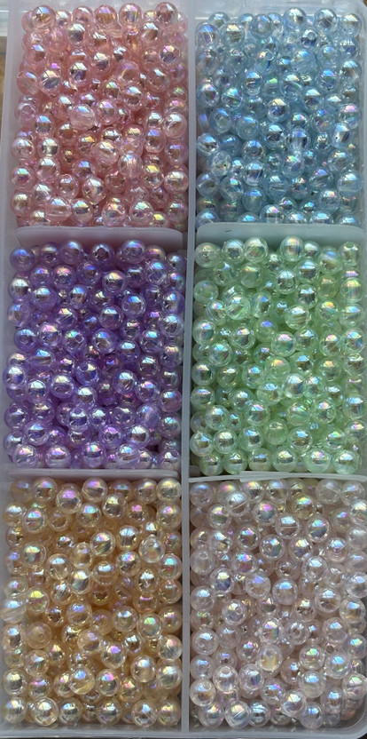 Fashion Fashion Trends Rainbow Beads Combo | 6 Colors Jewellery Making Beads | Pack of 600 Pcs 100 Each - Flipkart Deal