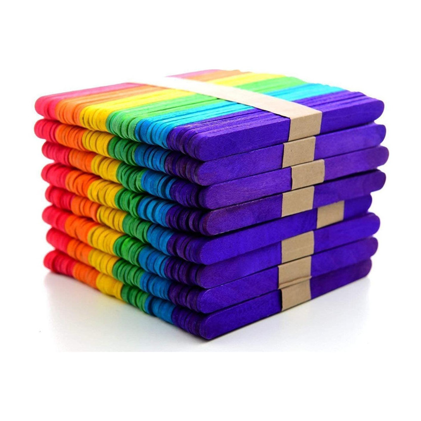 RJV RJV Global Premium Quality Wooden Ice Cream Popsicle Sticks for Art and Crafts 100 Pcs - Flipkart Deal