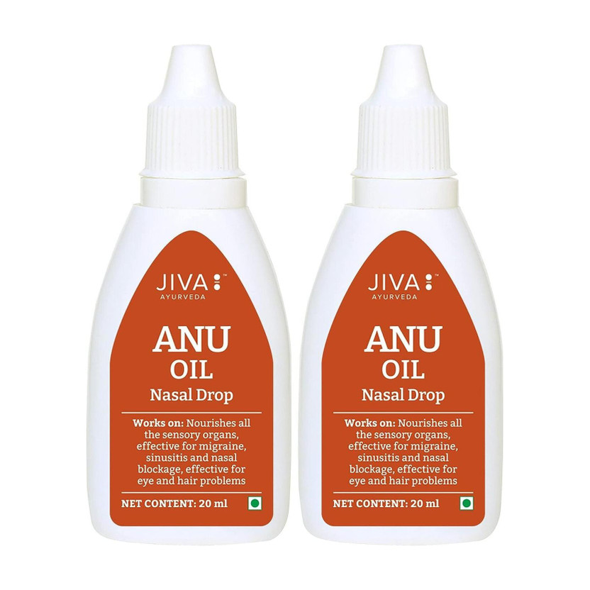 JIVA JIVA Anu Oil - Good in Sinusitis, Allergic Rhinitis, Headache and Migraine(Pack of 2, 20 ml) - Flipkart Deal