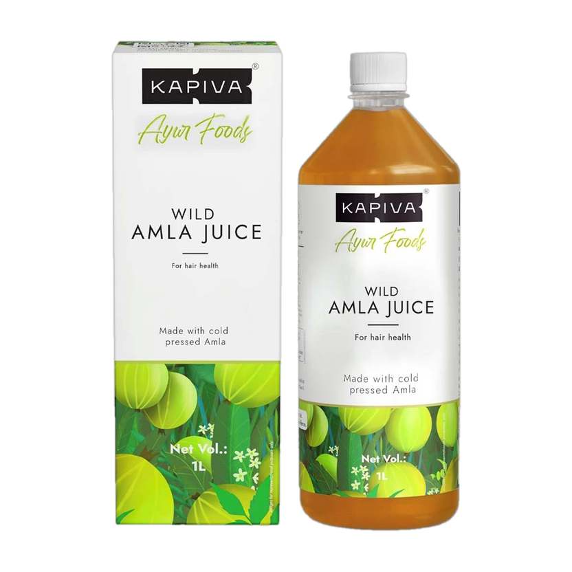 Kapiva Wild Amla Juice | For Hair Health | Made with Cold Pressed Amla(1 L)
