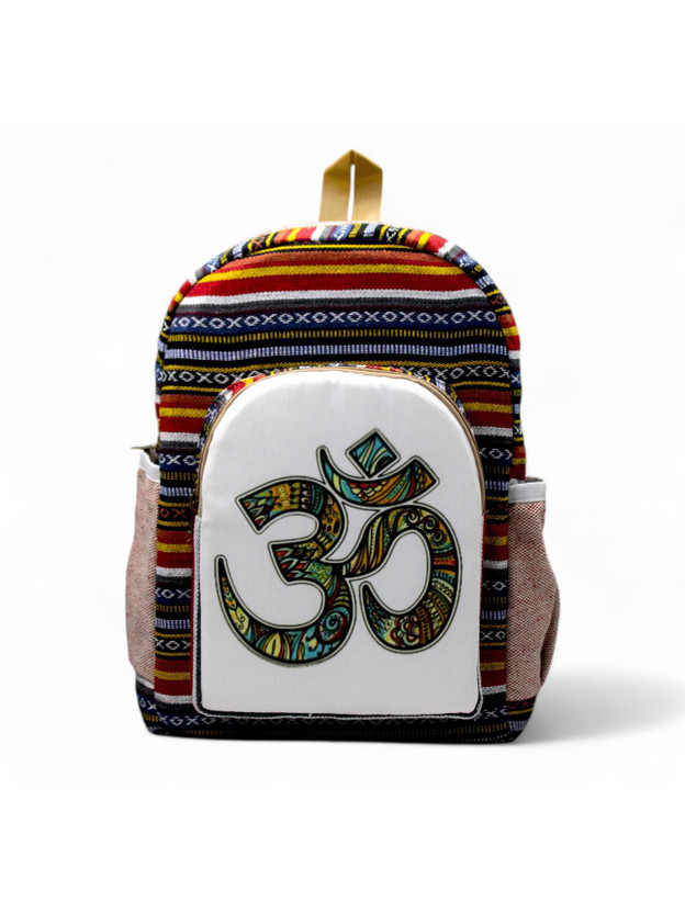 Gau Gau Sudh Eco-Friendly Handwoven Tribal Pattern Bag with Colorful OM Symbol 25 L Backpack(Multicolor) - Flipkart Deal