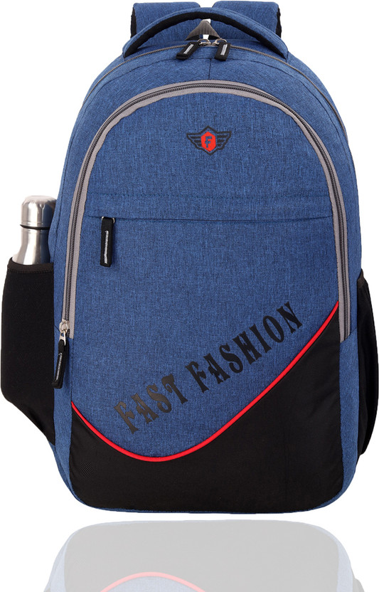 Fast Fashion Waterproof 15.6 inch Laptop/Office/School/College Bag/Backpack for Boys & Girls 35 L Laptop Backpack(Grey)