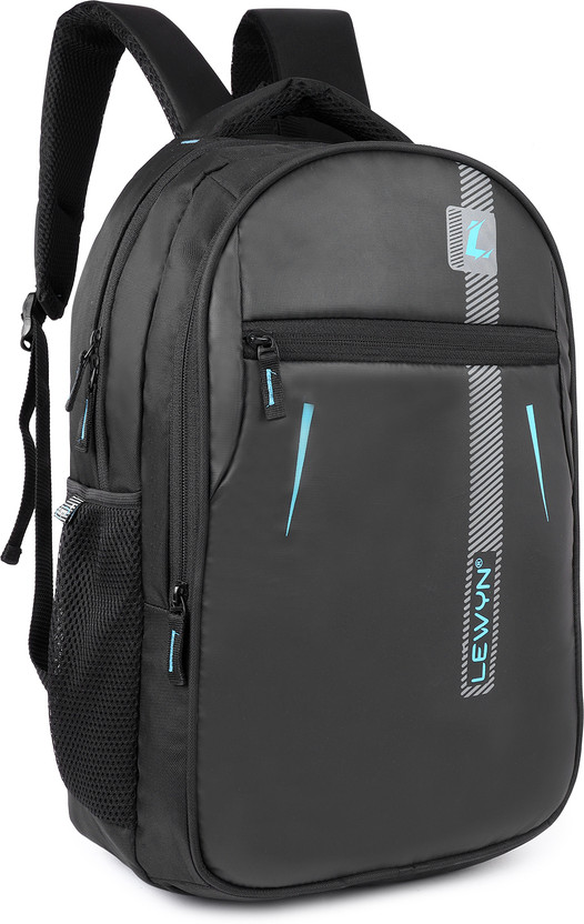 LEWYN Secondary 5th Std Plus/College Bag/Coaching Bag/Laptop Bag/For Boys and Girls Waterproof School Bag(Black, 35 L)